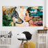 Peinture Loup Moderne